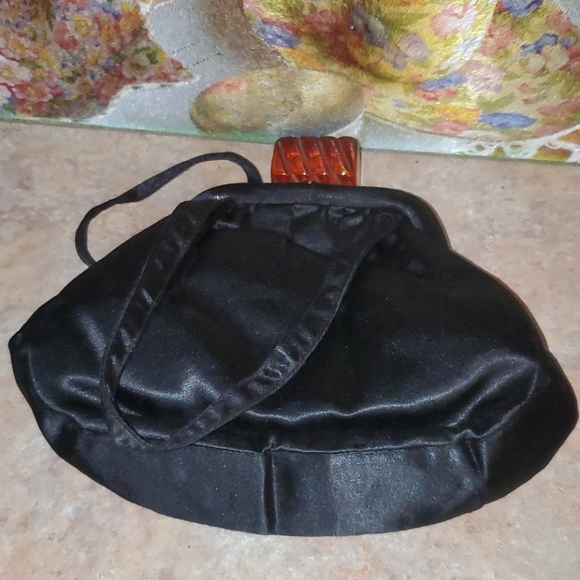 Vintage Styled By Coronet Blsck Handbag Montreal - Picture 4 of 4